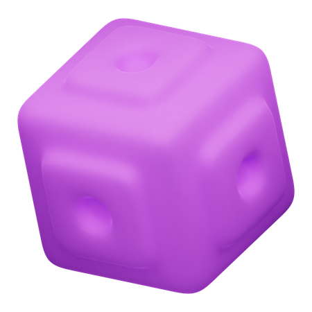 Forma abstrata de cubo  3D Icon