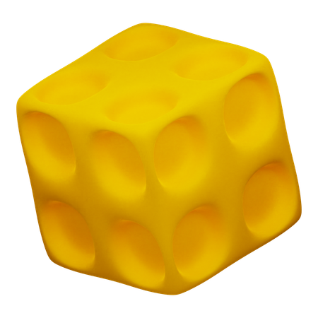 Forma abstrata de cubo  3D Icon