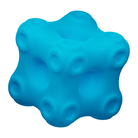 Forma abstrata de cubo  3D Icon