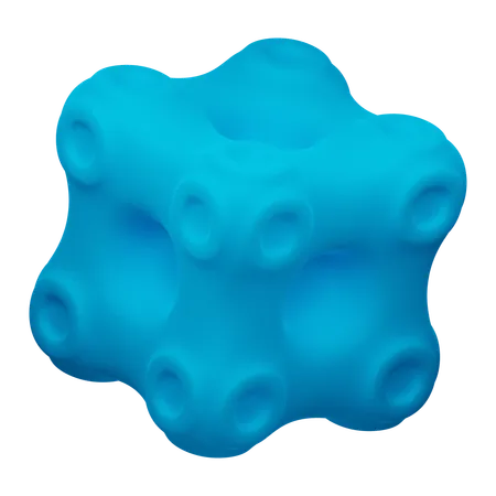 Forma abstrata de cubo  3D Icon