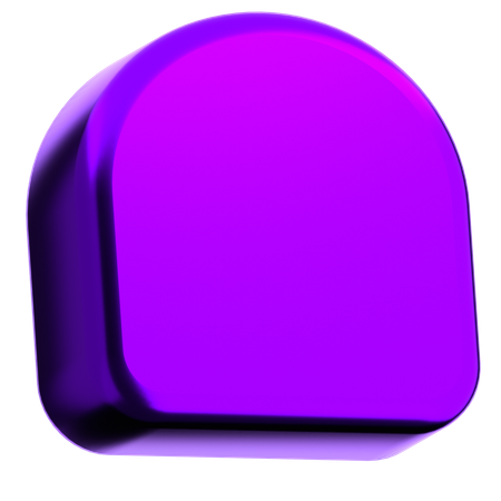 Forma abstrata de cubo  3D Icon