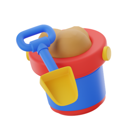 Cubo de arena  3D Icon