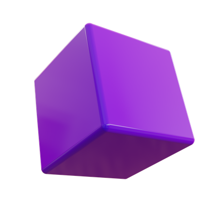 Cubo biselado  3D Icon