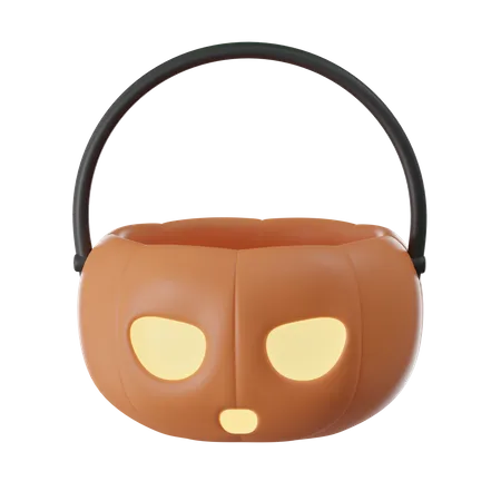 Cubo de calabaza  3D Icon