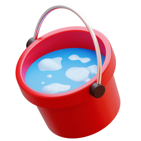 Cubo con agua  3D Icon