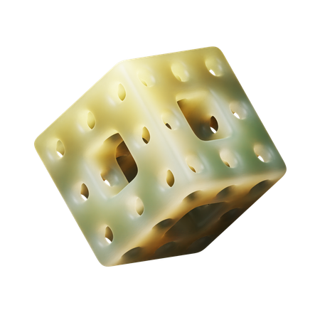 Cubo cuántico  3D Icon