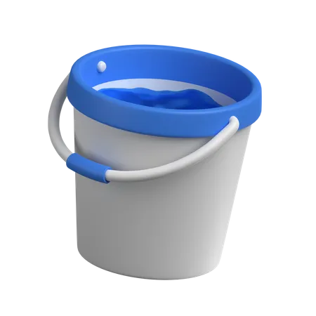 Cubo de agua  3D Icon