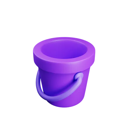 Cubo de agua  3D Icon