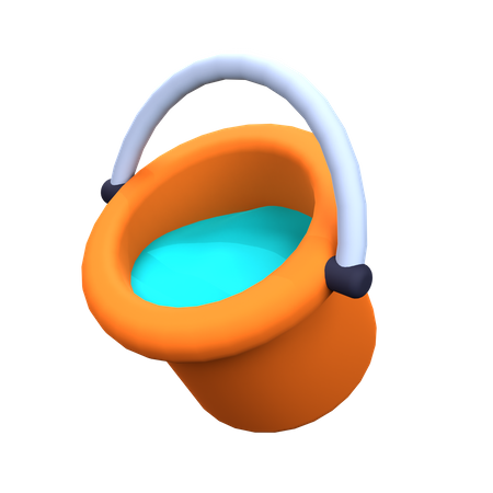 Cubo de agua  3D Icon