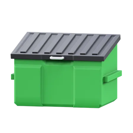 Tacho de basura  3D Icon