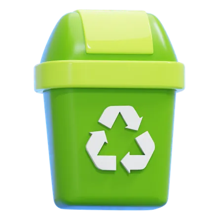 Tacho de basura  3D Icon