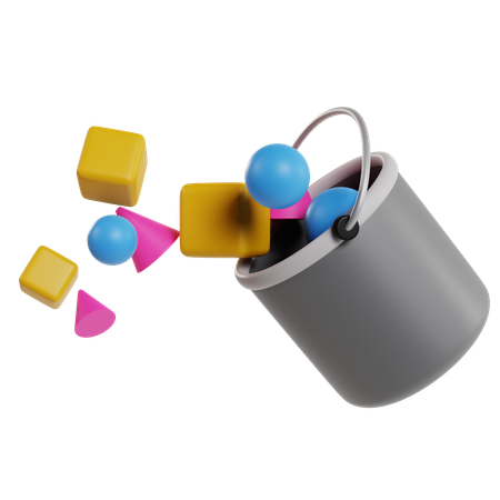 Cubo de color  3D Icon