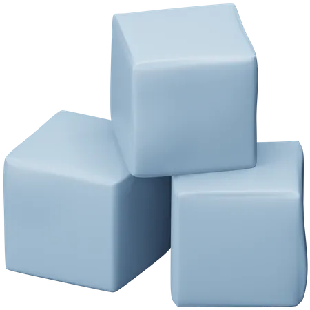 Cubo de gelo  3D Icon