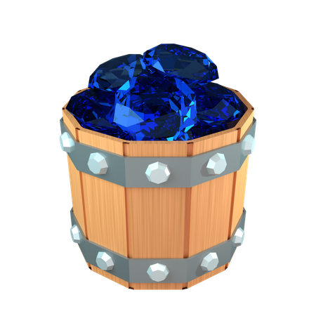 Cubo de gemas  3D Icon