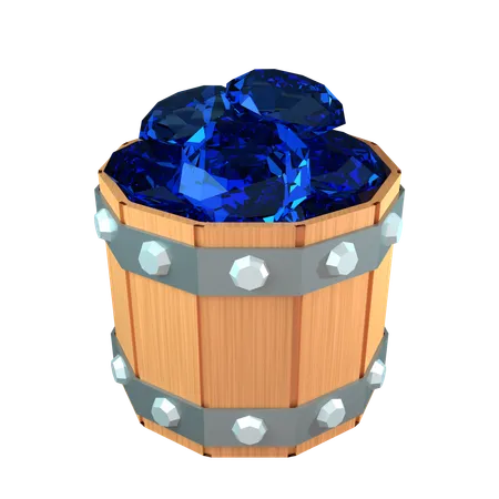 Cubo de gemas  3D Icon