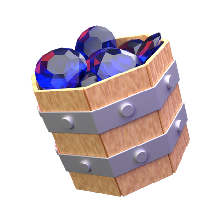 Cubo de gemas  3D Icon