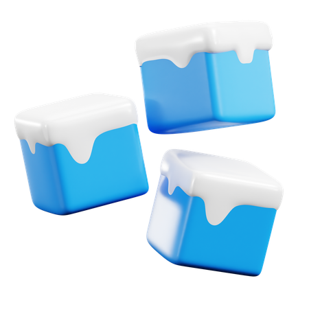 Cubo de hielo  3D Icon