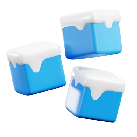Cubo de hielo  3D Icon
