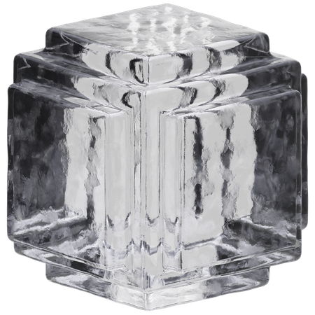 Cubo de hielo geométrico  3D Icon