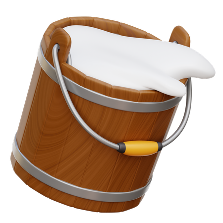 Cubo de leche  3D Icon