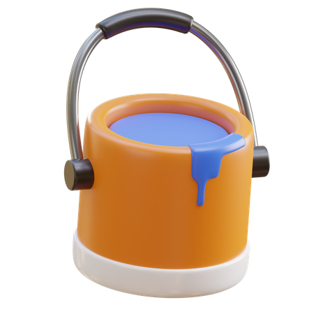 Bote de pintura  3D Icon