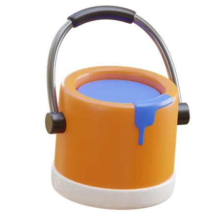 Bote de pintura  3D Icon