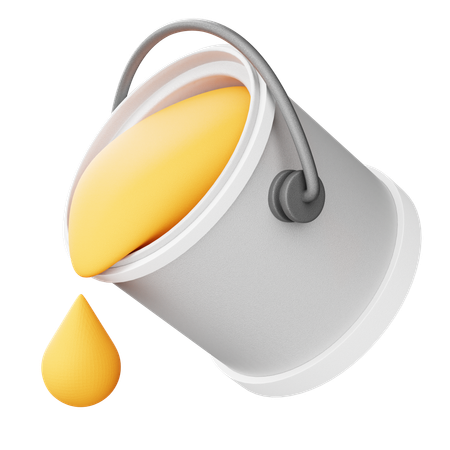 Bote de pintura  3D Icon