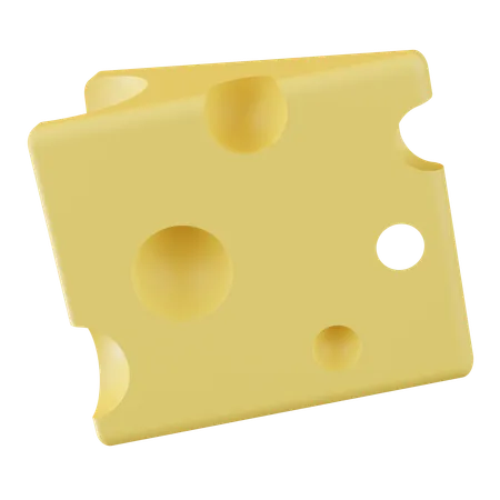 Cubo de queijo  3D Icon