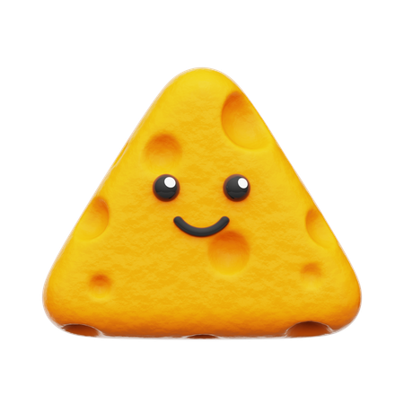 Cubo de queso  3D Icon