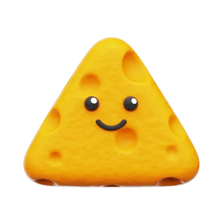 Cubo de queso  3D Icon