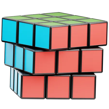 Cubo de rubik  3D Icon