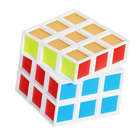 Cubo de rubik  3D Icon