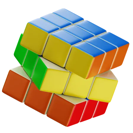 Cubo Rubik  3D Icon