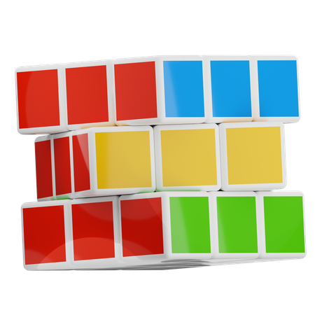 Cubo de rubik  3D Icon