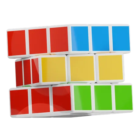 Cubo de rubik  3D Icon