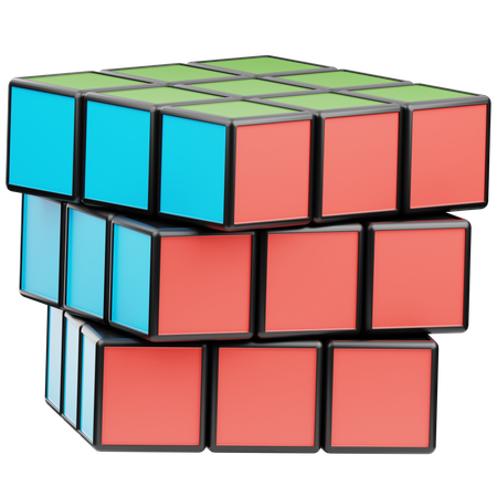 Cubo de rubik  3D Icon