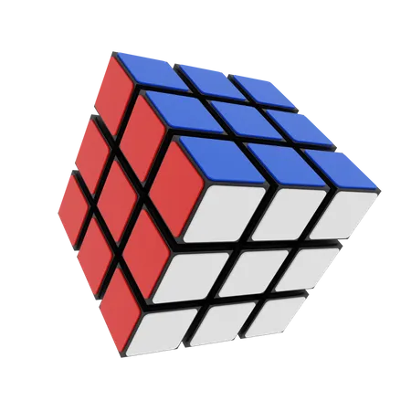 Cubo de rubik  3D Illustration