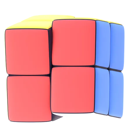 Cubo de rubik  3D Icon