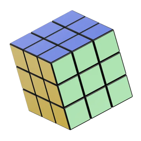 Cubo de rubik  3D Icon