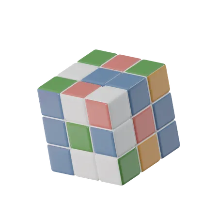 Cubo de rubik  3D Icon