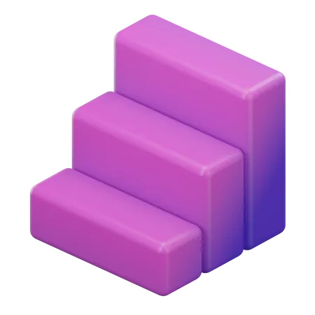 Cubo de escalera  3D Icon