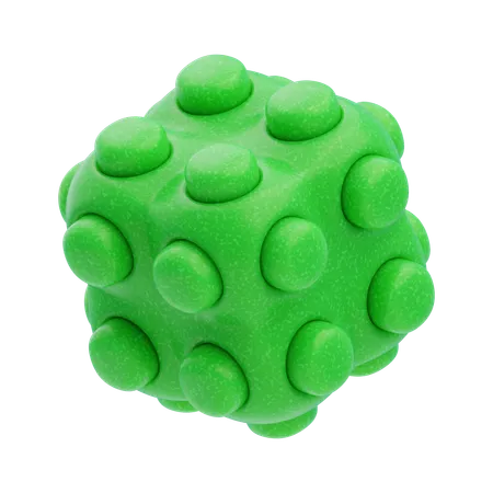 Cubo cravado  3D Icon