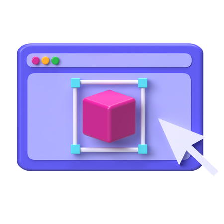 Ferramenta cubo  3D Icon