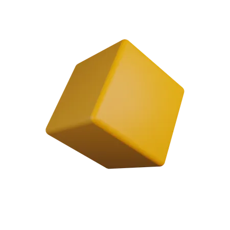 Forma de cubo  3D Icon