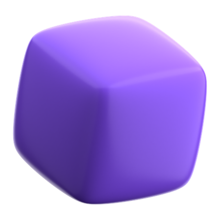 Forma abstracta de cubo  3D Icon