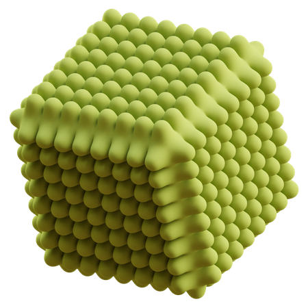 Forma abstracta de cubo  3D Icon