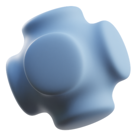 Forma abstracta de cubo  3D Icon