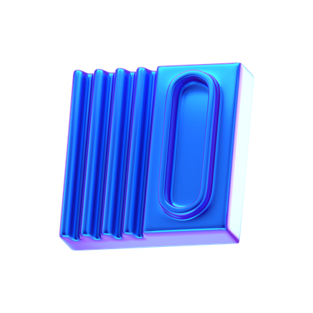 Forma abstracta de cubo  3D Icon