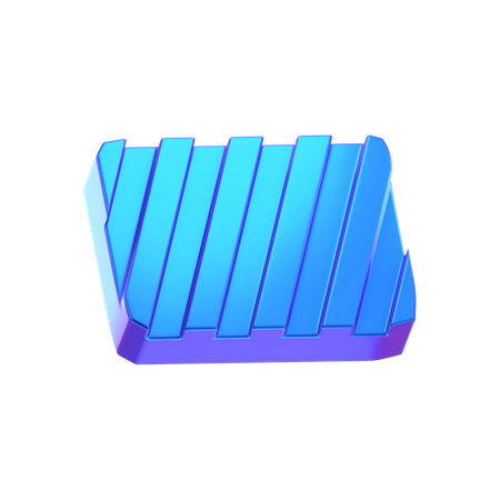 Forma abstracta de cubo  3D Icon