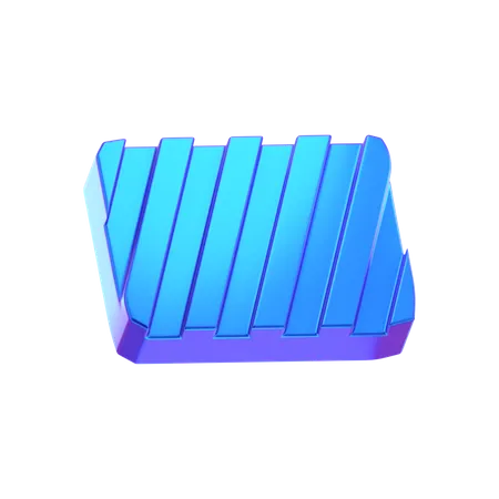 Forma abstracta de cubo  3D Icon